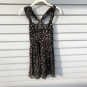 Flowered chiffon sundress